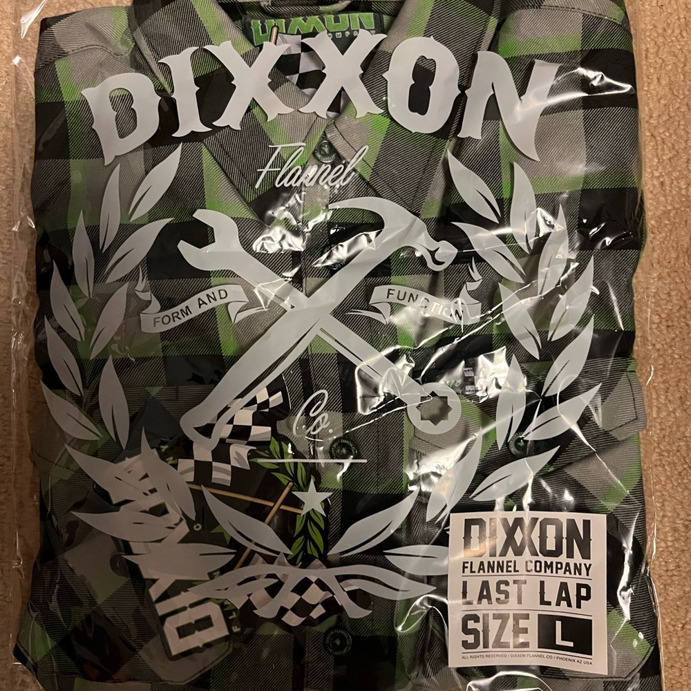 Dixxon Men's Last Lap Flannel Shirt Large